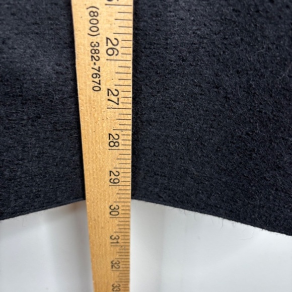 Kuna Alpaca Wool Dress Coat XL Charcoal Grey Pockets Classic Minimalist Fall - Picture 8 of 11